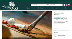 Desktop Screenshot of churchintheoaks.com